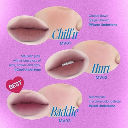 Lip&Cheek Blurry Pudding Pot MV02 Hurt - WowSkin Romania